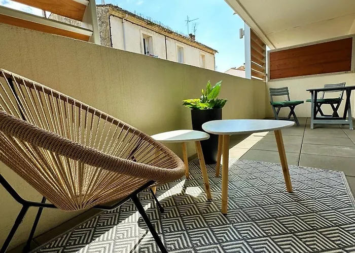 Jungle Jacuzzi Terrasse, Wi-fi & Parking Pv Lunel